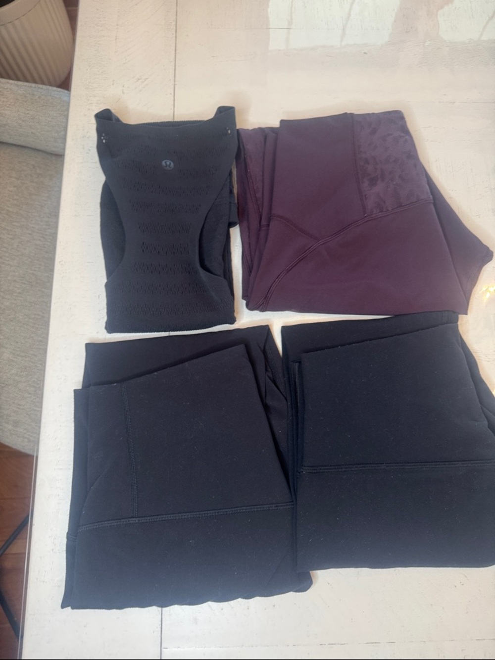 Lululemon lot of 4 size (10)